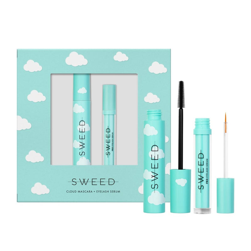 Sweed Cloud Mascara & Eyelash Growth Serum Set  at Glorious Beauty