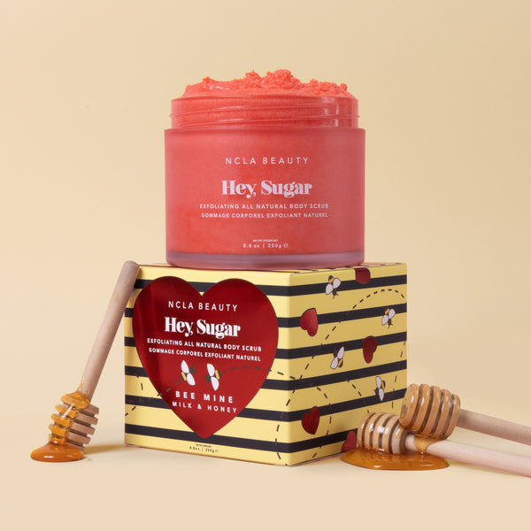 NCLA Beauty Hey, Sugar Exfoliating Body Scrub - Bee Mine at Glorious Beauty