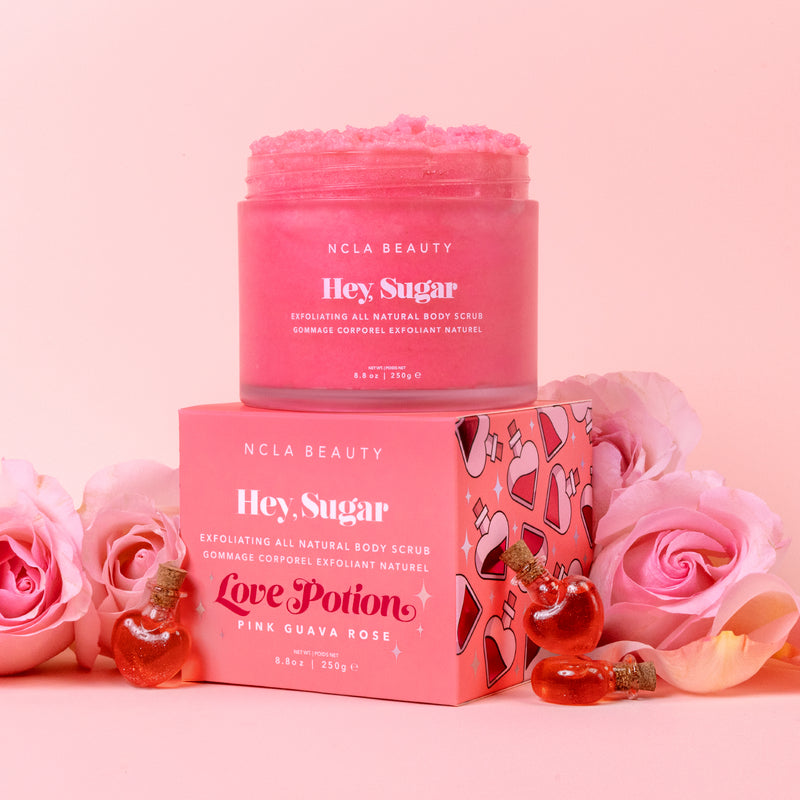 NCLA Beauty Hey, Sugar Exfoliating Body Scrub - Love Potion at Glorious Beauty