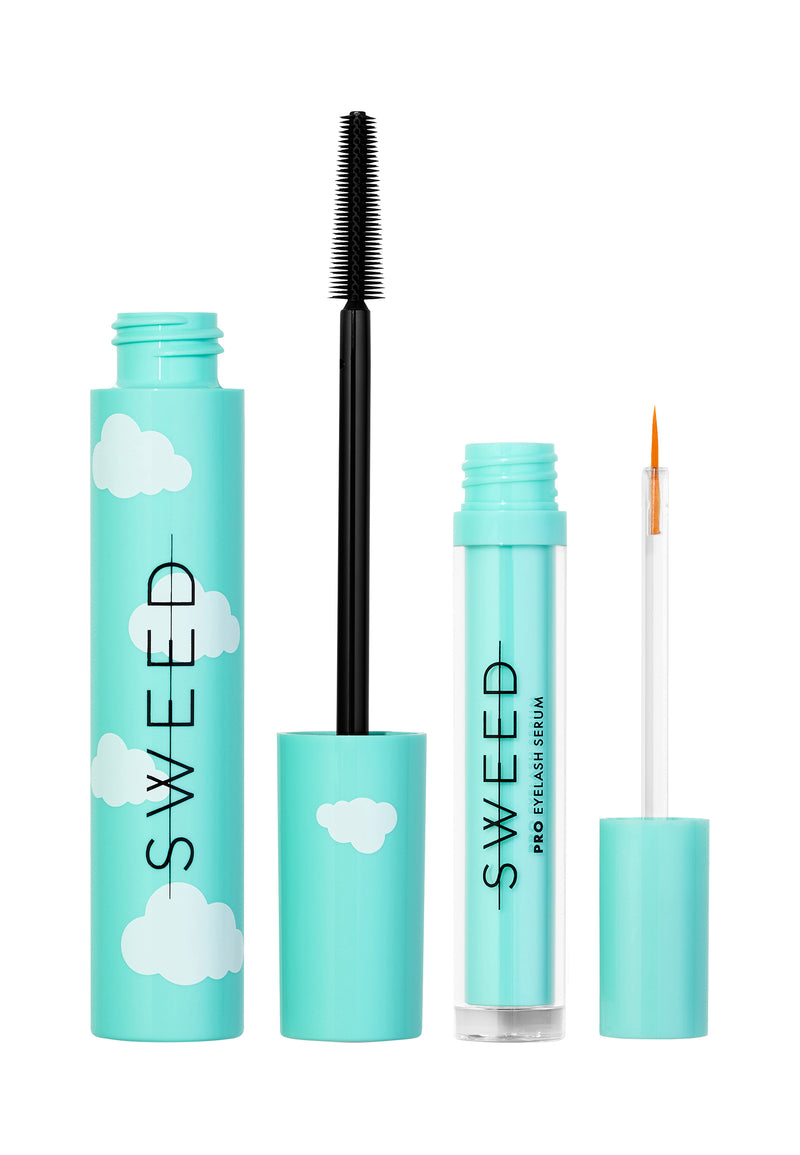 Sweed Cloud Mascara & Eyelash Growth Serum Set  at Glorious Beauty