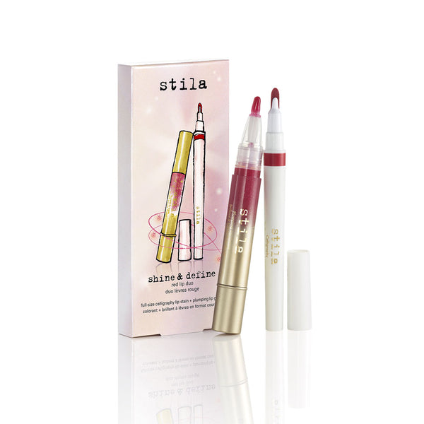 Stila Shine & Define Red Lip Duo  at Glorious Beauty