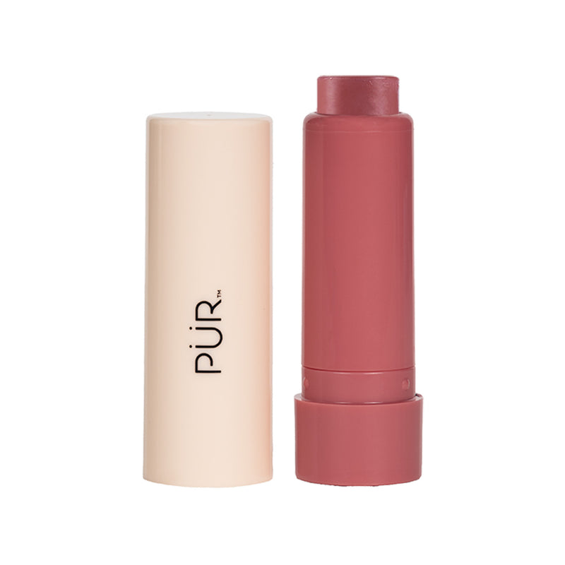 PÜR Silky Tint Multitasking Stick with Peptides Berry Best at Glorious Beauty