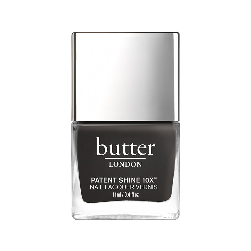butter LONDON UK Patent Shine 10X Nail Lacquer Earl Grey at Glorious Beauty