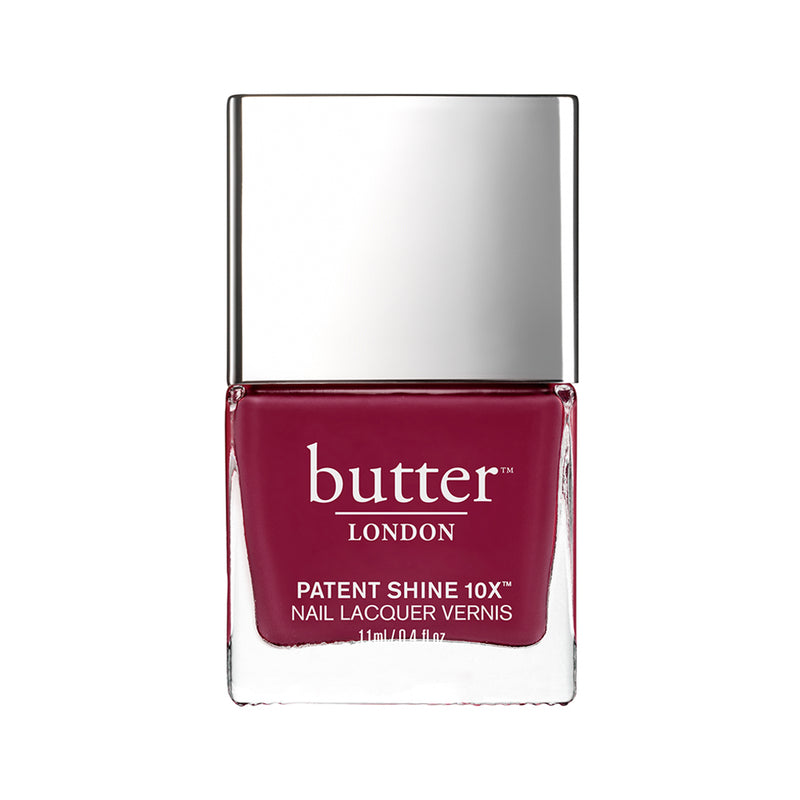 butter LONDON UK Patent Shine 10X Nail Lacquer Broody at Glorious Beauty
