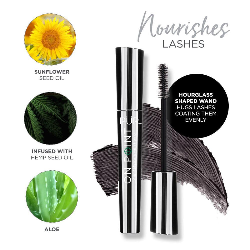 PÜR On Point 4 in 1 Mascara with Hemp  at Glorious Beauty