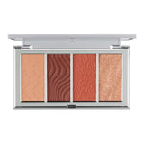 PÜR 4-in-1 Skin-Perfecting Powders Face Palette Dark-Deep at Glorious Beauty