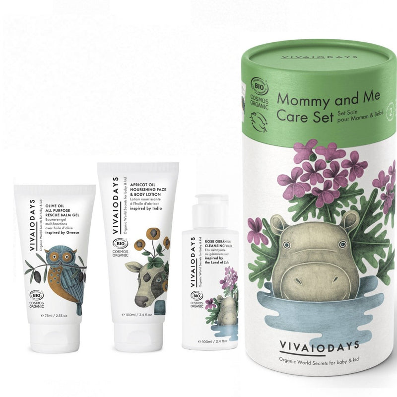 Vivaiodays Mommy And Me Set - Apricot, Olive, Rose Geranium  at Glorious Beauty