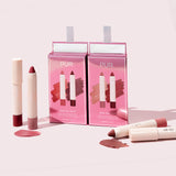Love Beauty Hate Waste Make Your Mark Silky Pout Creamy Lip Chubbie Duo (LBHW)  at Glorious Beauty