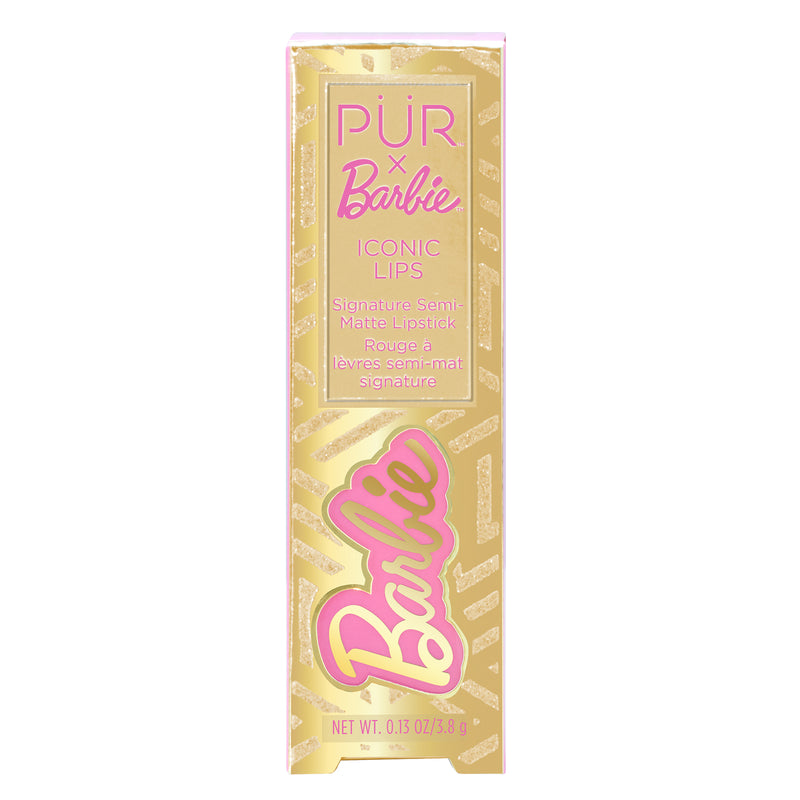 PÜR PÜR x Barbie Iconic Lips Signature Semi-Matte Lipstick (LBHW)  at Glorious Beauty
