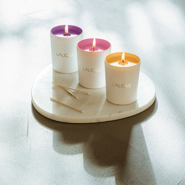 Lalique Lalique Les Compositions Parfumées Electric Purple Candle  at Glorious Beauty